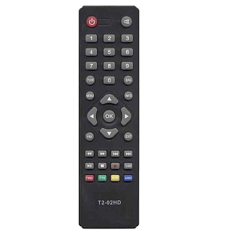 Пульт DVB-T2 ресивера Huayu T2-02 HD CADENA ST-203AA