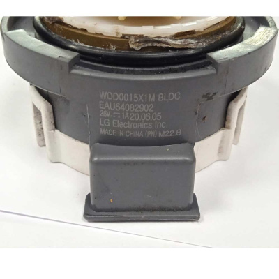 Насос сливной (помпа) WDD0015X1M BLDC EAU64082902 LG 26W, крепл. — 4 защелки Фото 3